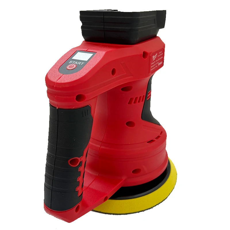 Milwaukee 18V Cordless Car Polisher 8 Gears Brushless Electric Polishing Machine Waxing Sanding Sealing Power Tools For 18V Battery
