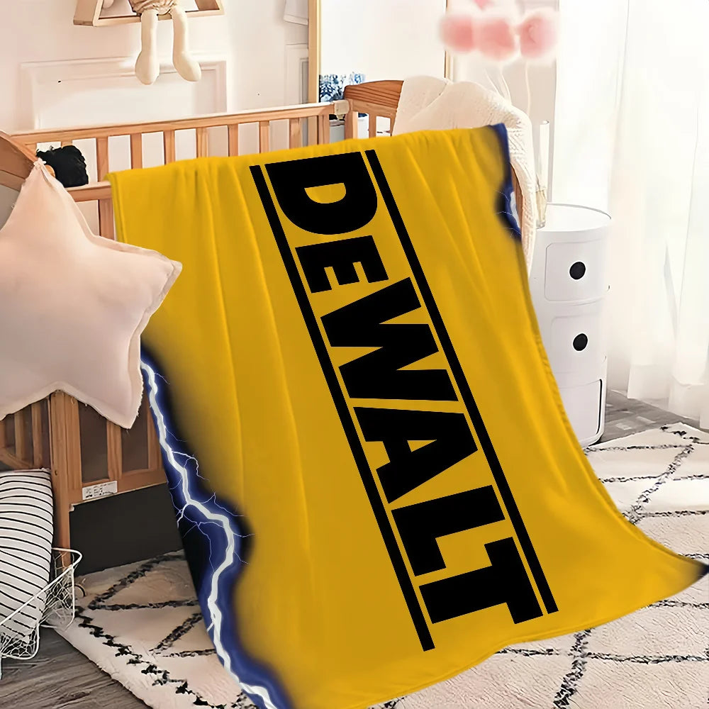 DeWalts Blanket Soft Comfortable Nap Plush Suitable For Living Room Office Bedroom Birthday Home Kid Gift