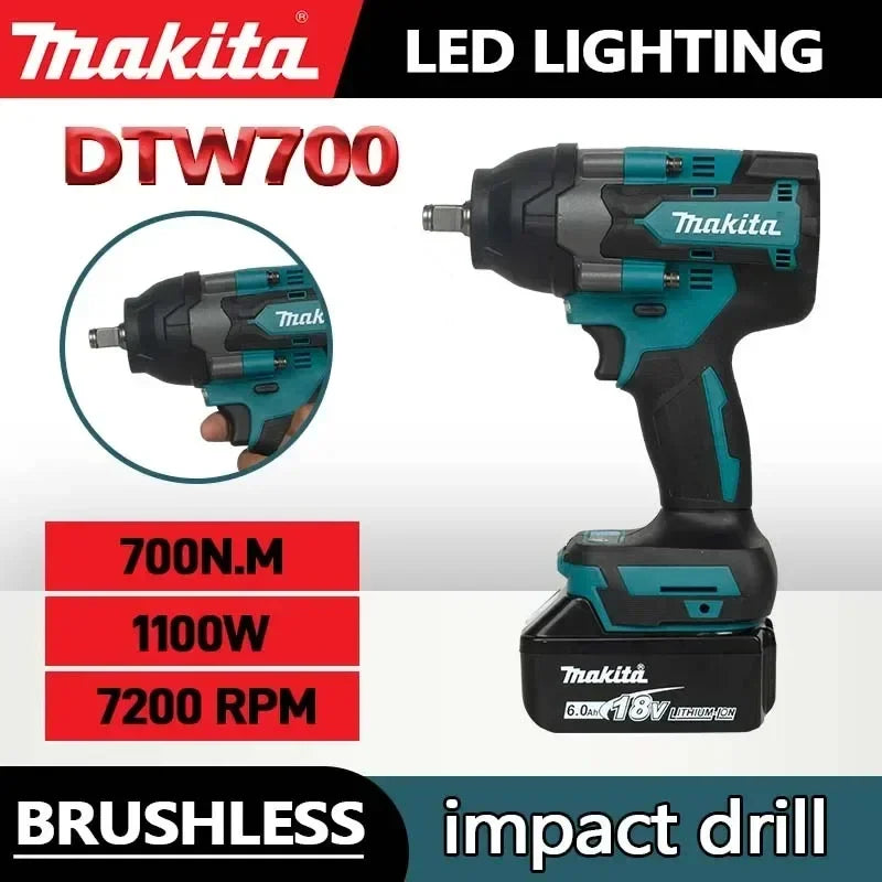 Makita DTW700 18V Brushless 1/2" Impact Wrench