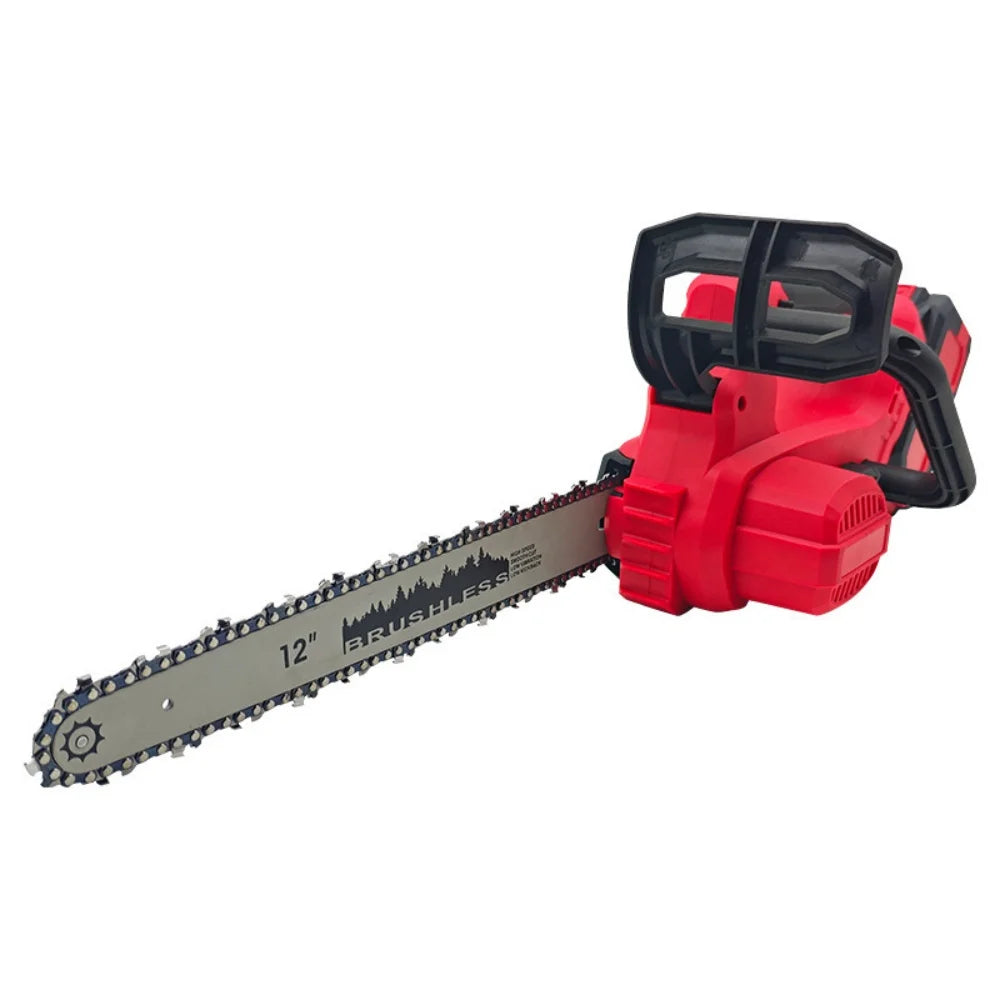 Milwaukee compatible 18V JV 12 Inch Cordless Chainsaw Handheld Garden Electric Chain Saw for Tree Branch Wood Cutting For Milwaukee M18 Battery