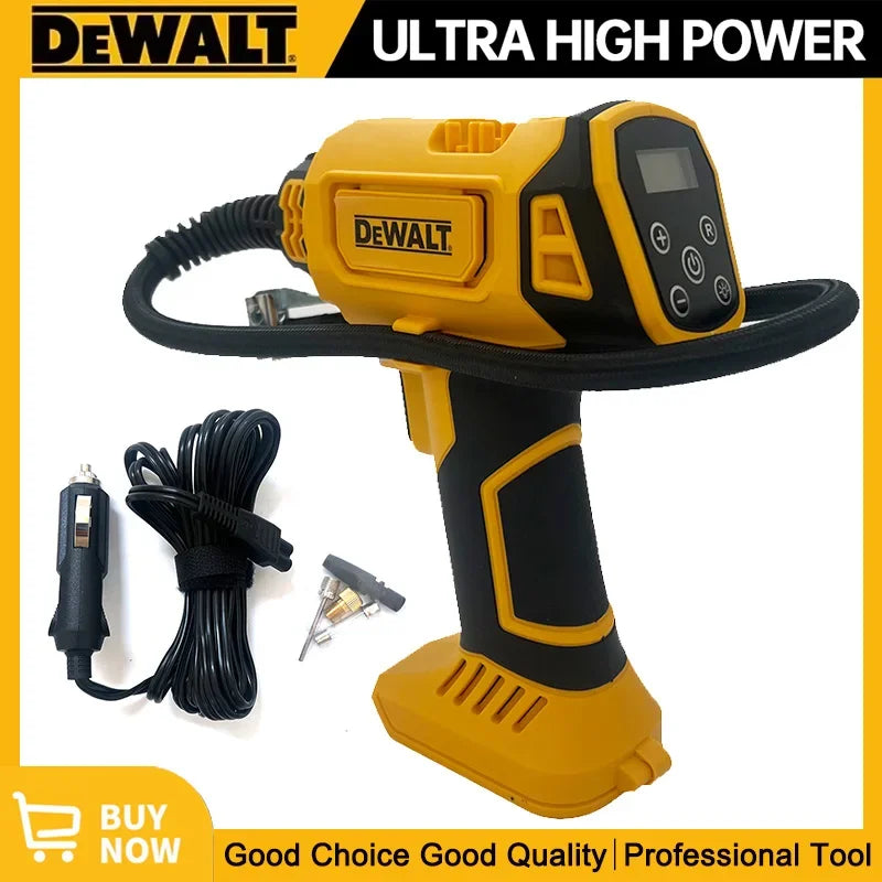 Dewalt 12V 18V 20V Max Air Compressor Automatic Tire Inflator Cordless Rechargeable Handheld Electric Pump with Digital Pressure Gauge for Car