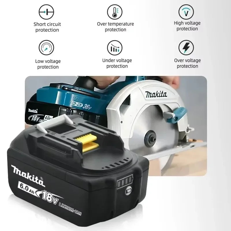 Makita Original 18V BL1860 Battery with original packaging