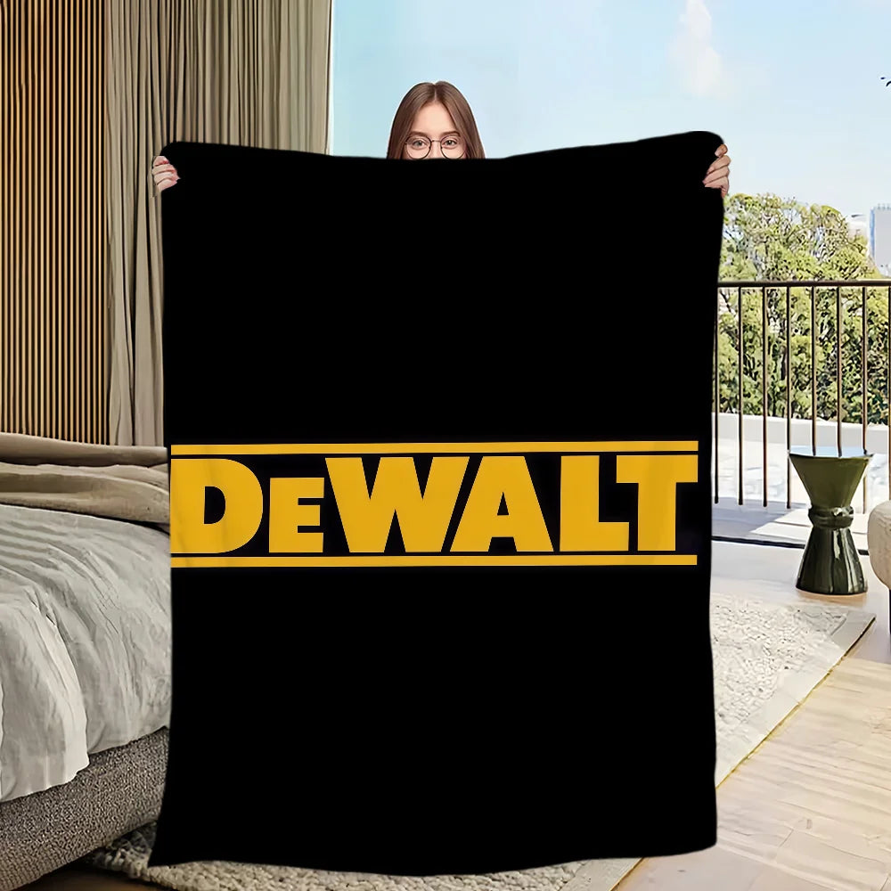 DeWalts Blanket Soft Comfortable Nap Plush Suitable For Living Room Office Bedroom Birthday Home Kid Gift