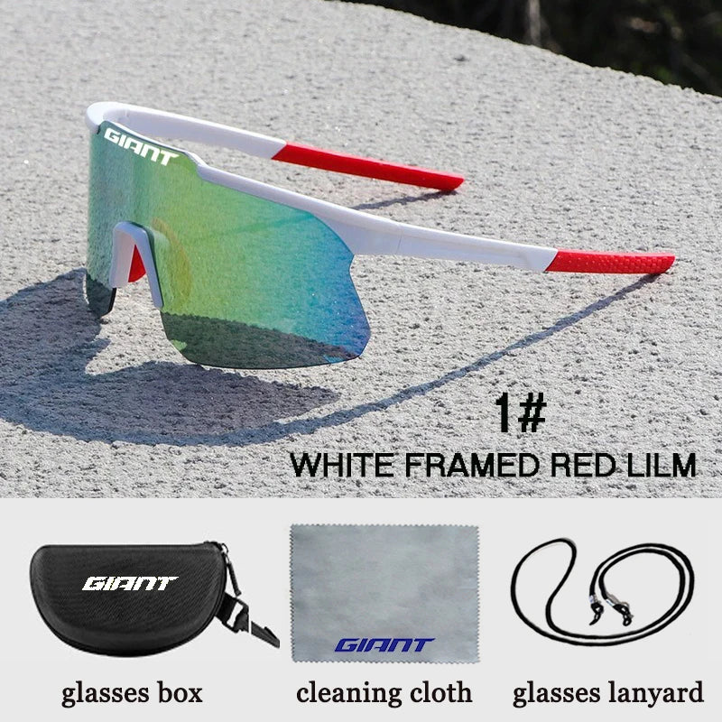 Giant JV new cycling Glasses UV400 Protection, Anti-Fog, Sports Sunglasses for Men Women with case