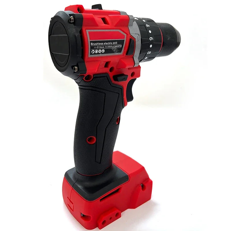 Milwaukee Compatible Small Electric Drill 150N.m Brushless Cordless Impact Drill of Decoration Team Uses for 18V Battery Power Tool