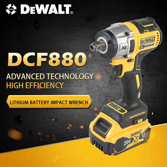 DEWALT 18V 20V MAX DCF880 Impact Wrench with 6.0Ah battery and Charger