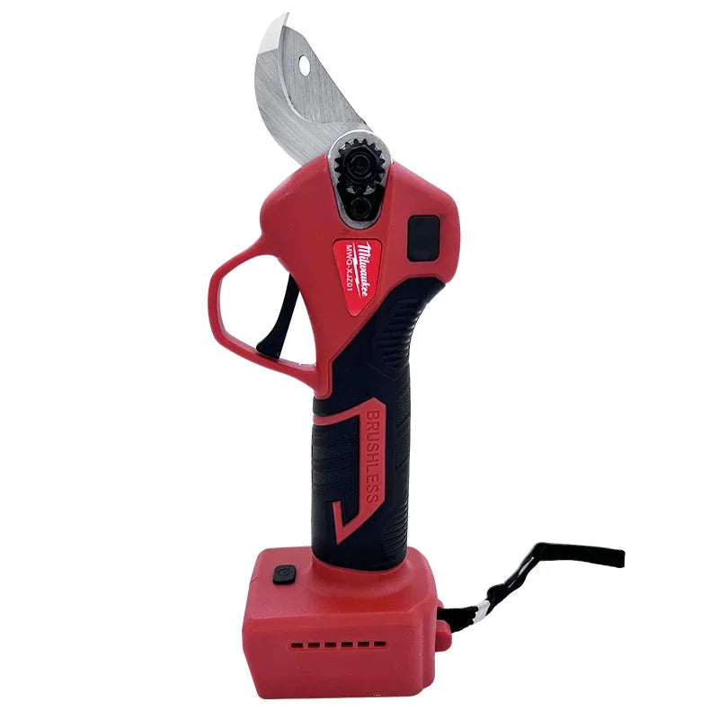 Milwaukee 18V Brushless Electric Pruner 4 Gears Cordless Handheld Orchard Shrub Pruning Tree Branches Cutter For 18V 20V Battery