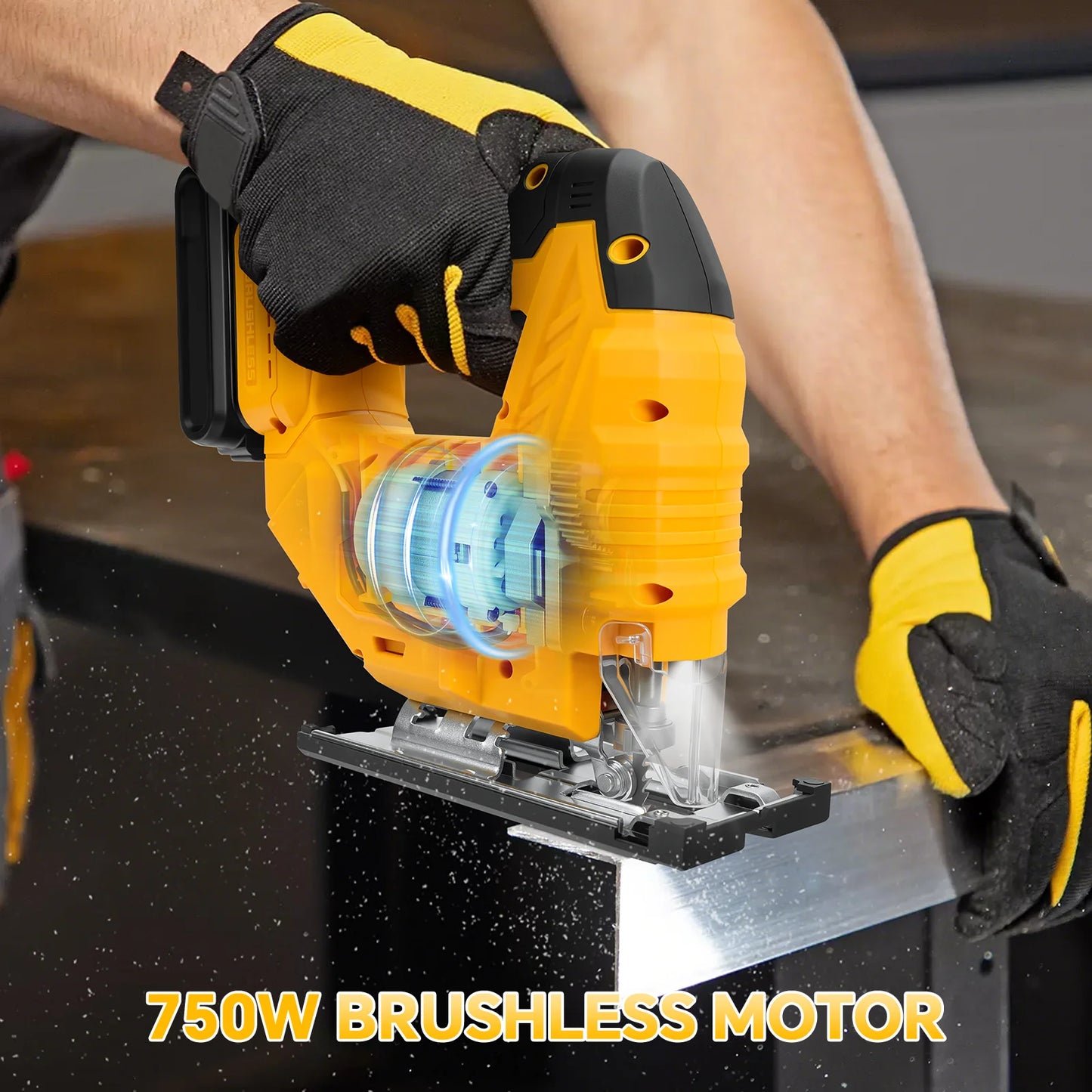 DeWalt Compatible 18v 20V Max 750W Brushless Jig Saw 2700RPM 7-Speed