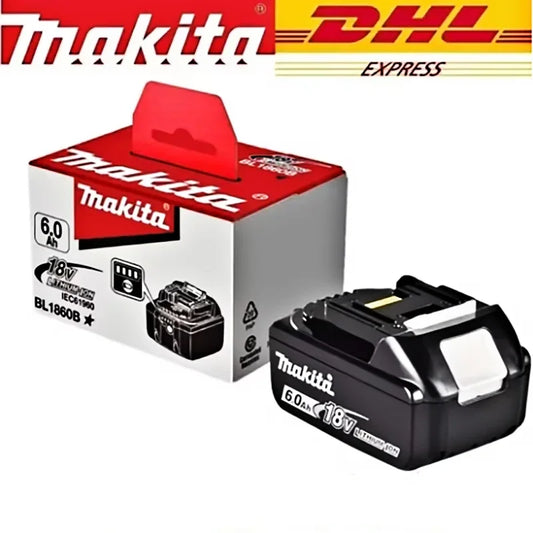 Makita 100% Original Makita 18V 6.0Ah BL1860 battery in packaging