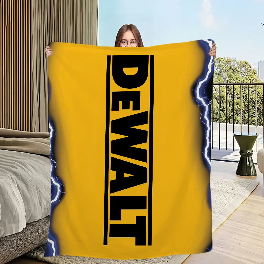 DeWalts Blanket Soft Comfortable Nap Plush Suitable For Living Room Office Bedroom Birthday Home Kid Gift