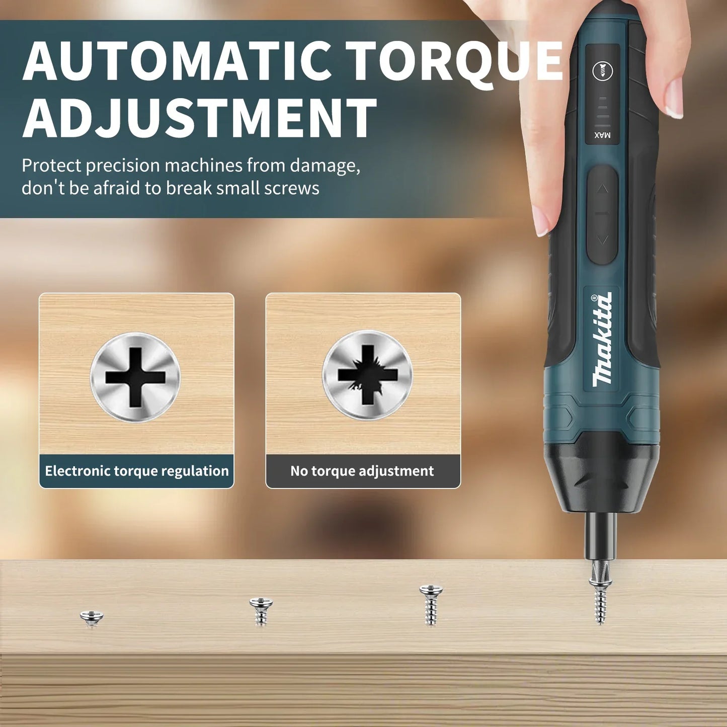 Makita 1300mah Cordless Electric Screwdriver Kit