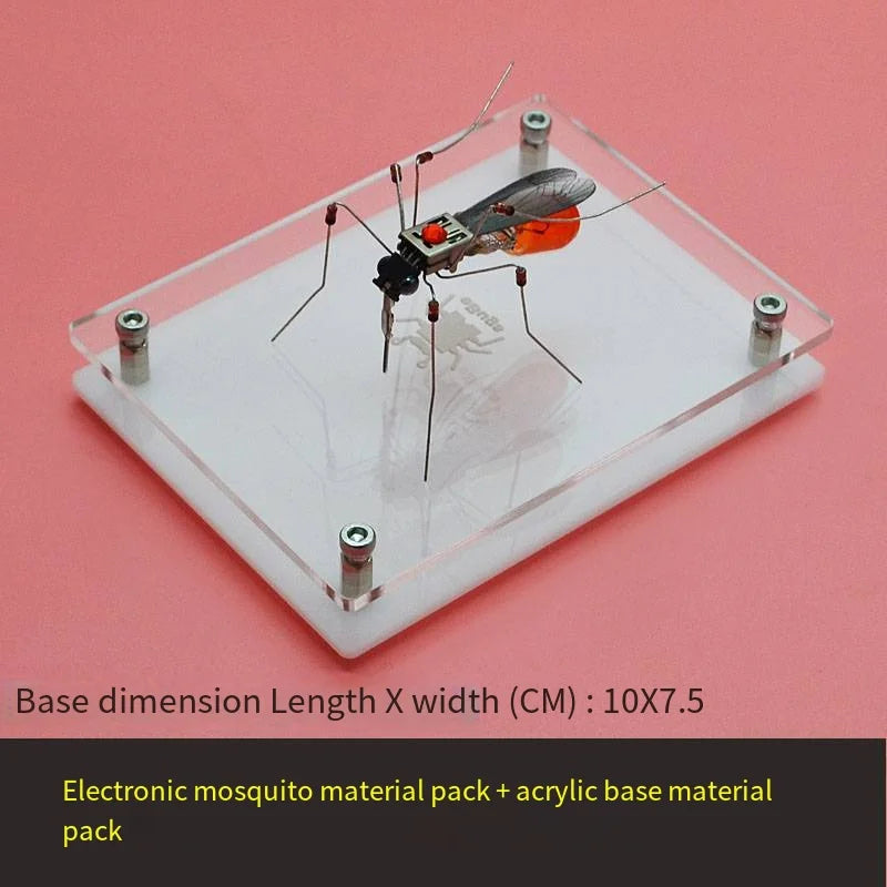 Robot JV STEAM DIY Robotic Insects Science Invention Electronic Animal for School Competition Non-soldered DIY Kit Stem Toys Robot Animal