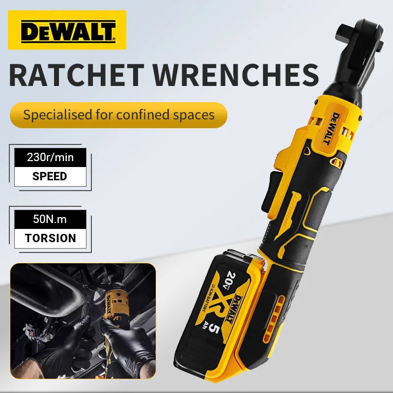 Dewalt 1/2In 3/8inch DCF512 18V 20V Max Brushless Electric Ratchet Wrench 3/8In Cordless Variable Speed Power Wrench Impact Driver For Dewalt 20V Battery