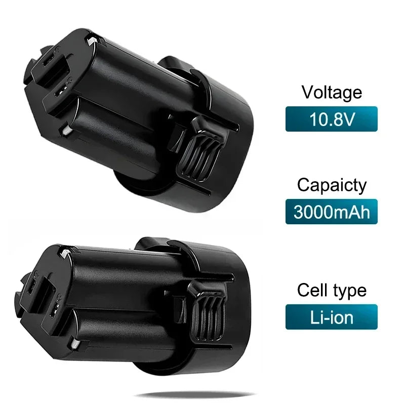 Makita original 10.8V BL1013 BL1020 BL1030 Makita battery ，3.0Ah makita rechargeable replacement battery，TD090D LCT203W Power battery