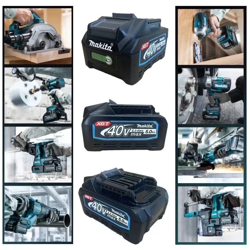 Makita XGT 40V 5.0Ah battery BL4050 - 1Pk and 2Pk
