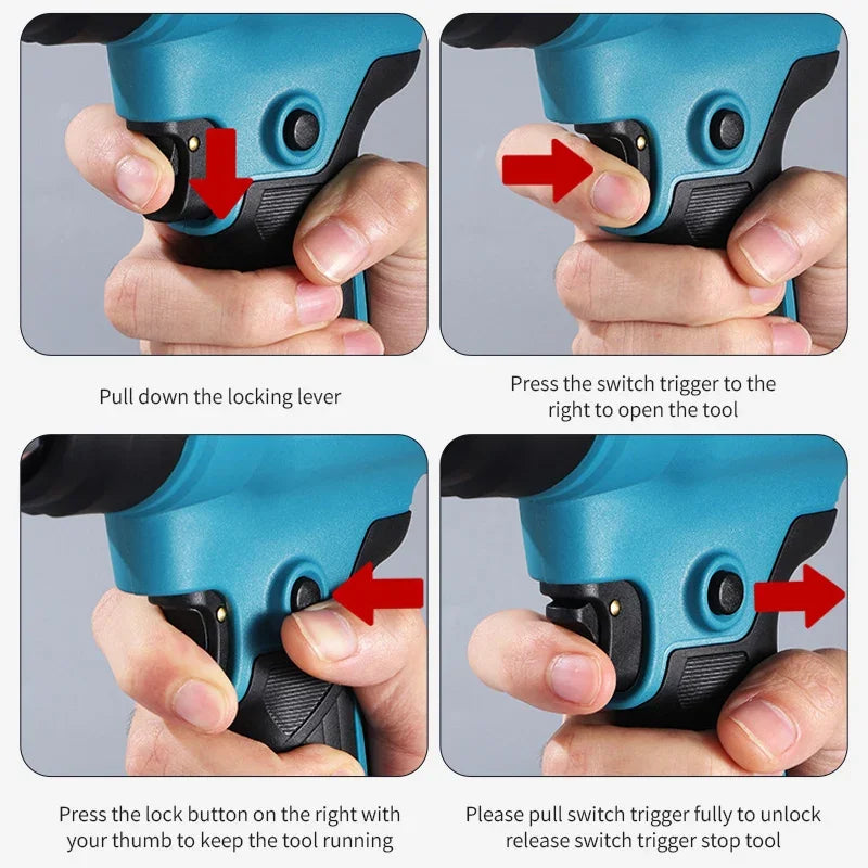 Makita 18V 550°C Temperature Control Heat Gun 18V Cordless Handheld Hot Air Gun With LED Display Soldering Thermal Blower New、