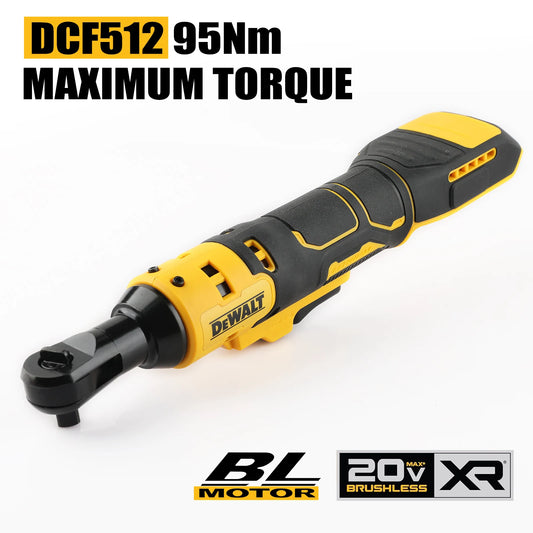 Dewalt DCF512 20V brushless right-angle ratchet wrench 95N.