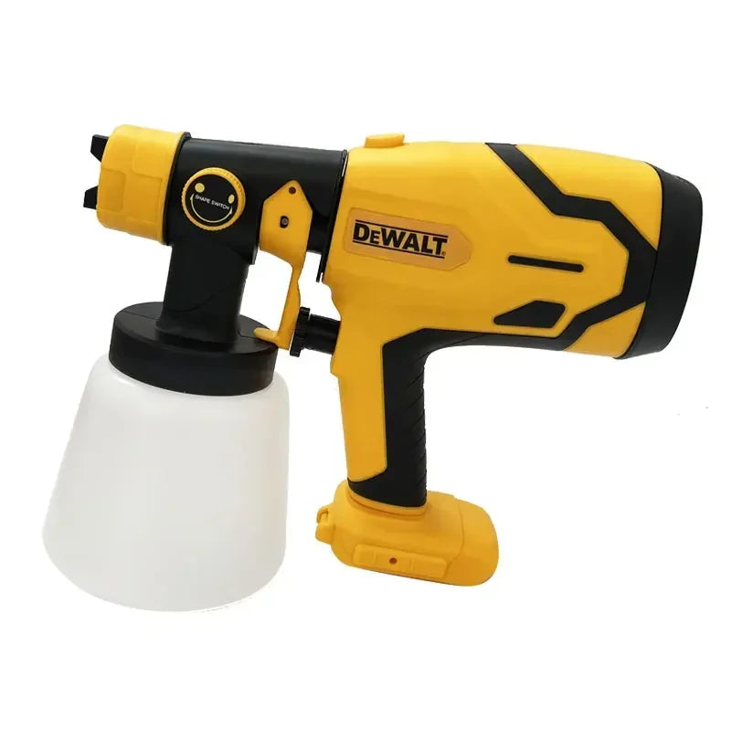 Dewalt 18V 20V Max Cordless Electric 800ML Spray Gun Paint Sprayer High Power Auto Furniture Coating Airbrush For Dewalt Battery