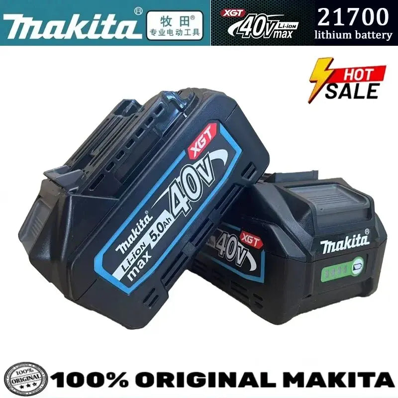 Makita XGT 40V 5.0Ah battery BL4050 - 1Pk and 2Pk