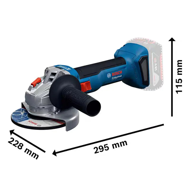 Bosch GWS 18V-8 Professional 18V Cordless Angle Grinder M10 100mm Brushless Cutting Machine 11,000 rpm Power Tools
