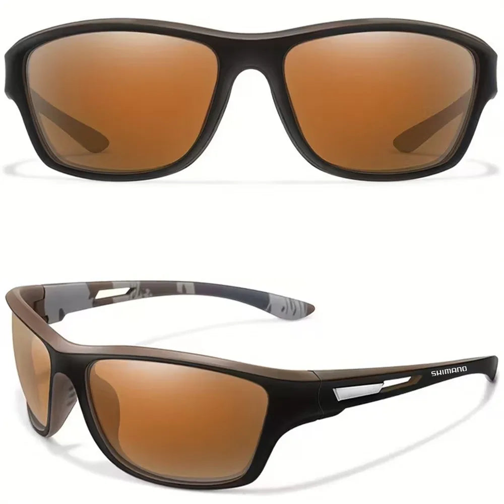 Shimano Unisex Polarized Sunglasses UV400 Outdoor Sports Protective Fashion Sunglasses for Hunting Fishing Driving And Cycling