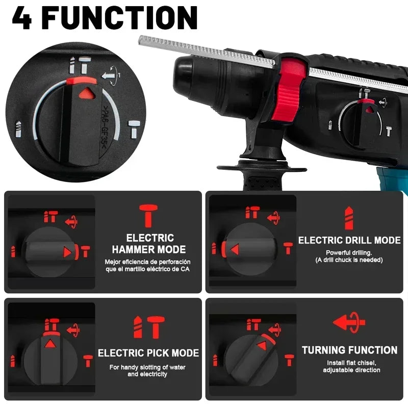 Makita 18V 26MM Brushless Hammer Drill