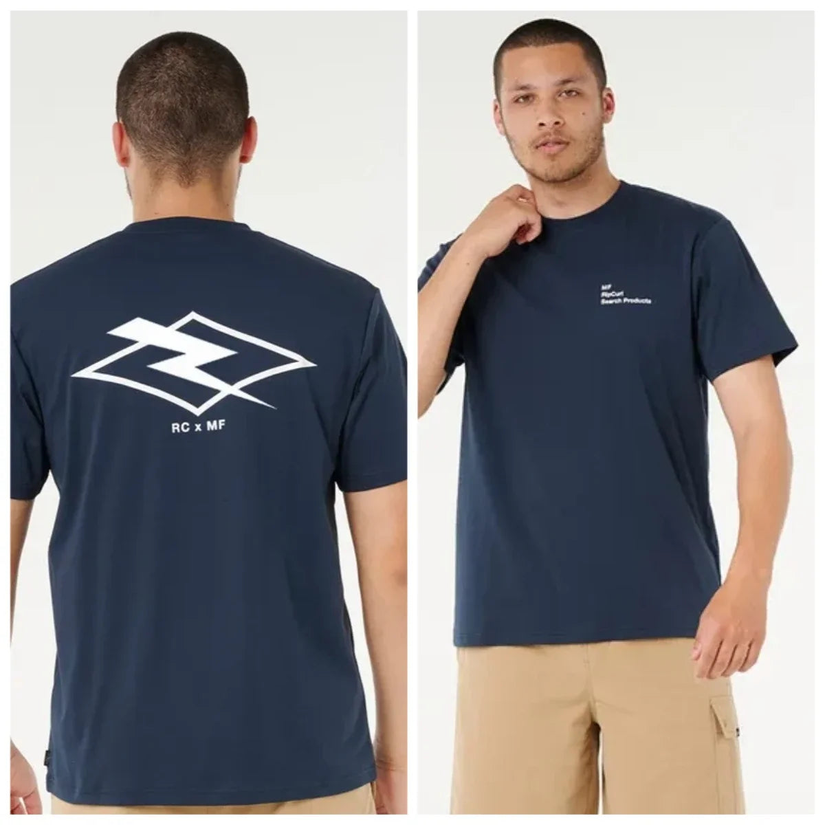 Rip Curl JV Printed New Summer Men's T-shirt Short-sleeved Outdoor Sports Surfing Short-sleeved Sports Fitness Comfortable T