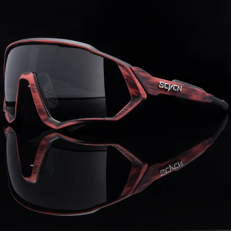 SCVCN JV UV400 Sport Cycling Glasses Road Sunglasses Bicycle Eyewear Mountain Bike MTB Cycl Goggles running glasses