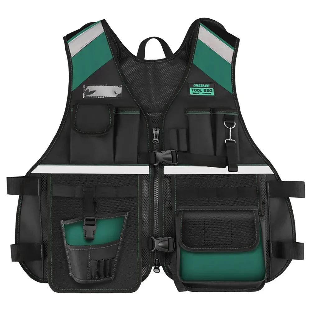 Greener Tool Vest – Lightweight, Breathable, and Built for the Job