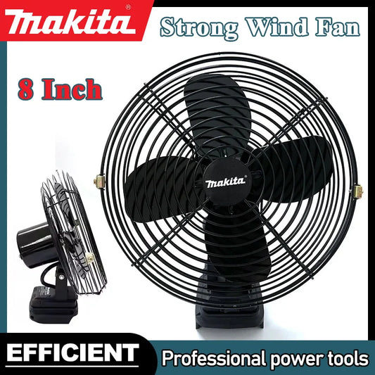 Makita 18V 8-Inch Cordless Camping work site Fan