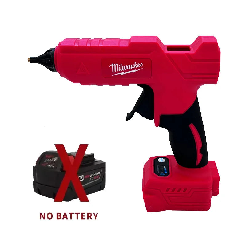 Milwaukee 18V Cordless Electric Handheld Hot Glue Gun Repair DIY Tool Hot Melt Welding Hot Air Gun Anti-scald Nozzle for 20V Battery