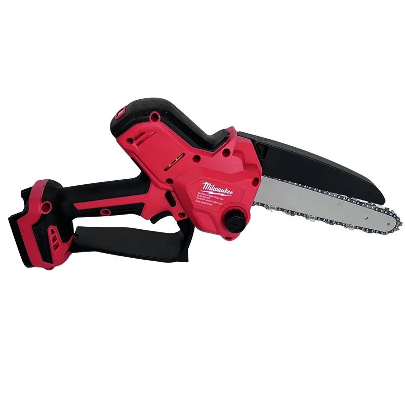Milwaukee 18V TBW 6-inch mini–Chain Saw Mini Cordless Electric Saw Handheld Garden Logging Chainsaw Wood Cutting Power Tool For 18V Battery