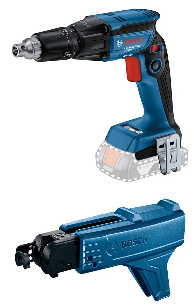Bosch GTB 185-LI Nail Gun Cordless Drywall Screw Screwdriver Brushless Staple Guns With GMA55 18V Professionl Power Tool