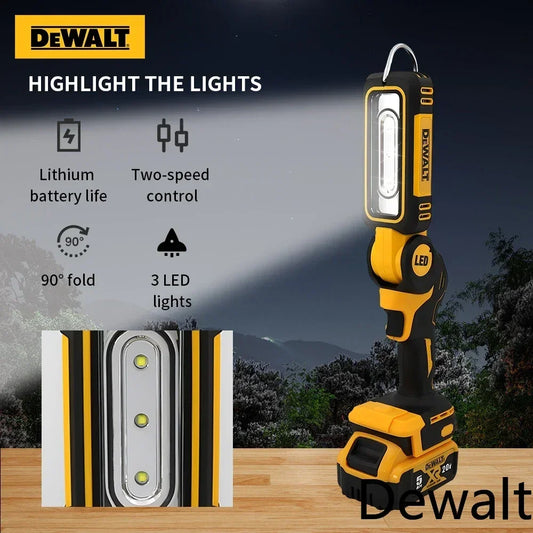 Dewalt 18V - 20V 90 Degree Folding LED Work Light