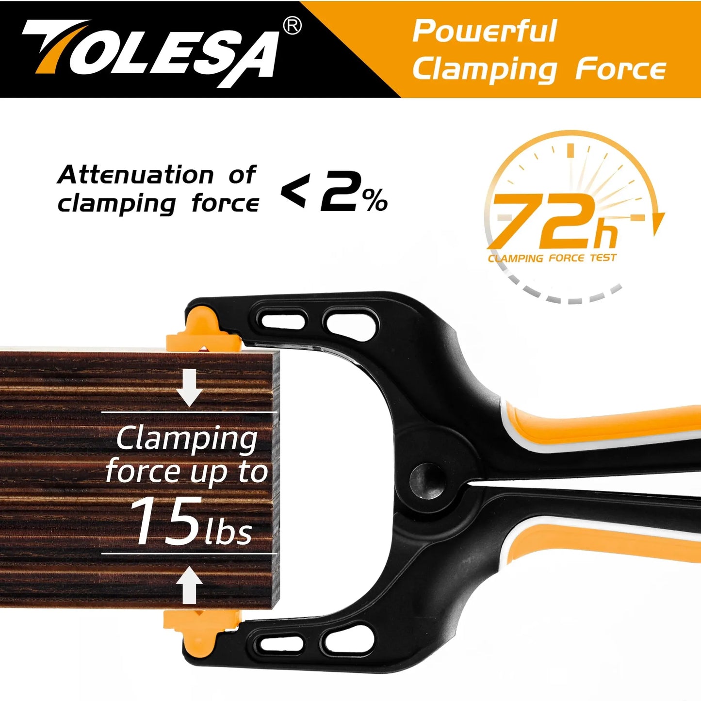Tolesa T8SC1001 4" Spring Clamps 8pk – Grip, Flex, Repeat
