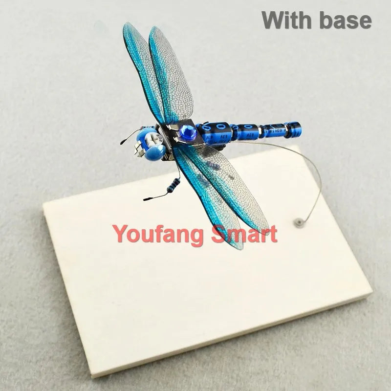 Robot JV STEAM DIY Robotic Insects Science Invention Electronic Animal for School Competition Non-soldered DIY Kit Stem Toys Robot Animal