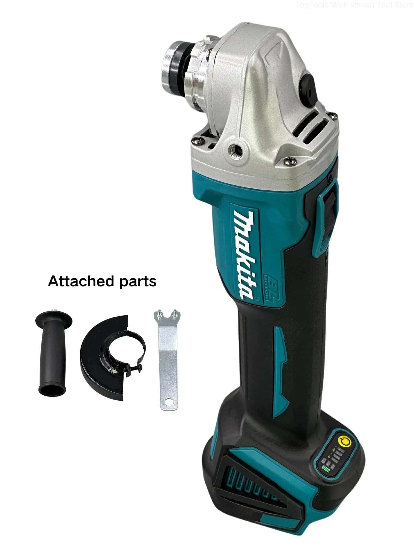 Makita Original 18V 125mm DGA404 Brushless Lithium Electric Angle Grinder with battery and charger combos Rechargeable Cutting Machine High Power Polishing Machine