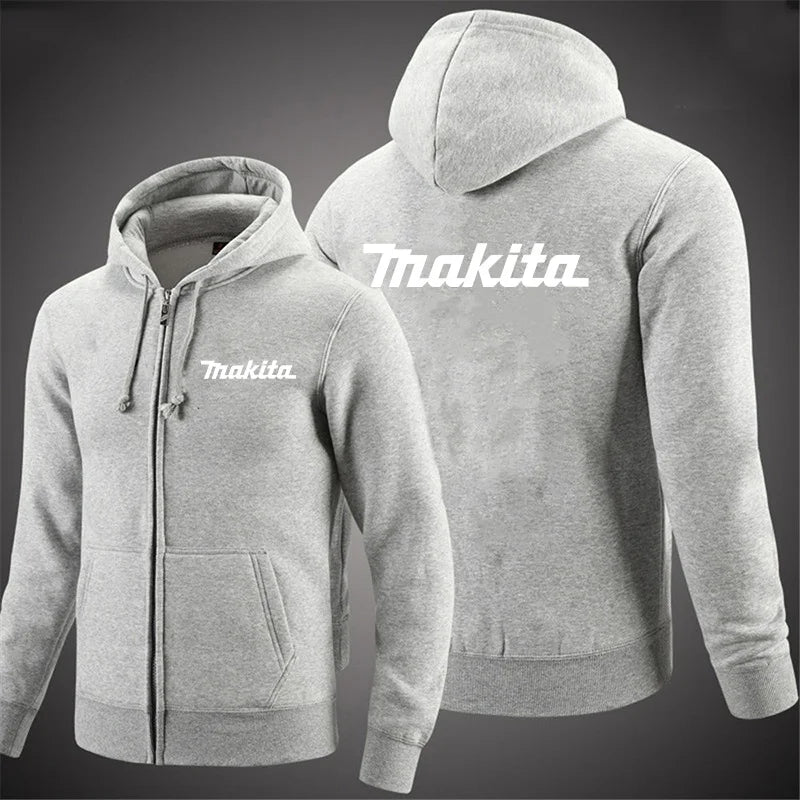 Makita Unisex Zipped Hooded Jacket
