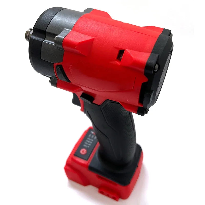Milwaukee Compatible JV 18V Brushless Cordless 1/2 Electric Wrench Car Truck Repair Screwdriver Impact Drill Rechargable for 18V Battery Tools