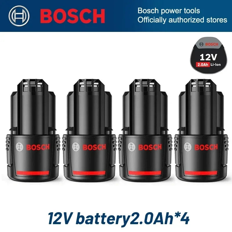 Bosch Original battery 12V battery, 2.0Ah BAT411 Lithium ion Rechargeable Battery BAT411A BAT412 BAT412A BAT413 Battery Charger