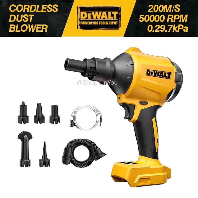 Dewalt 18V 20V Max TBW Brushless Air Blower Cordless Air Dust Removal Gun With Nozzle Multifunction Dusting Machine Inflator Tool(no battery)