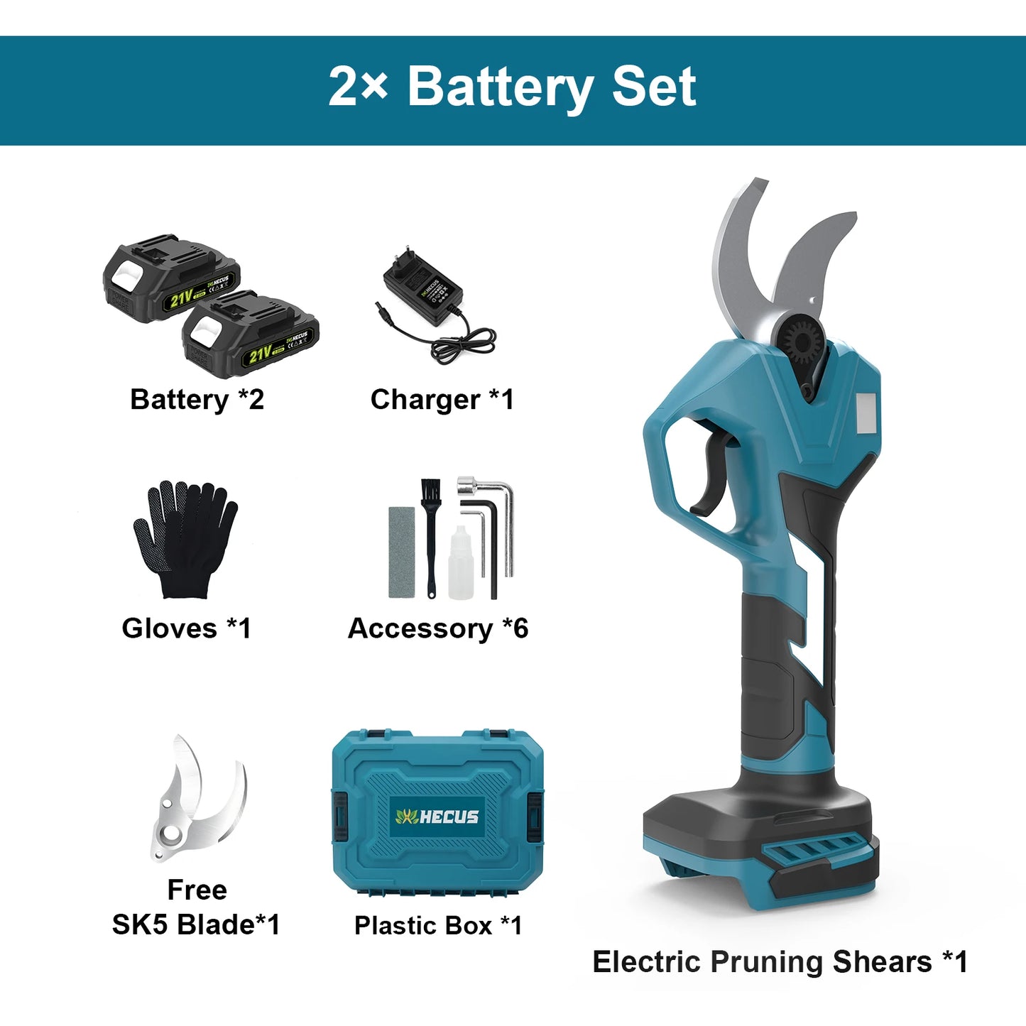 Makita Compatible 189V JV Gisam 40mm Brushless Electric Pruner Shear 2Gear Cordless Fruit Tree Bonsai Pruning Electric Scissors For Makita 18V Battery Pin
