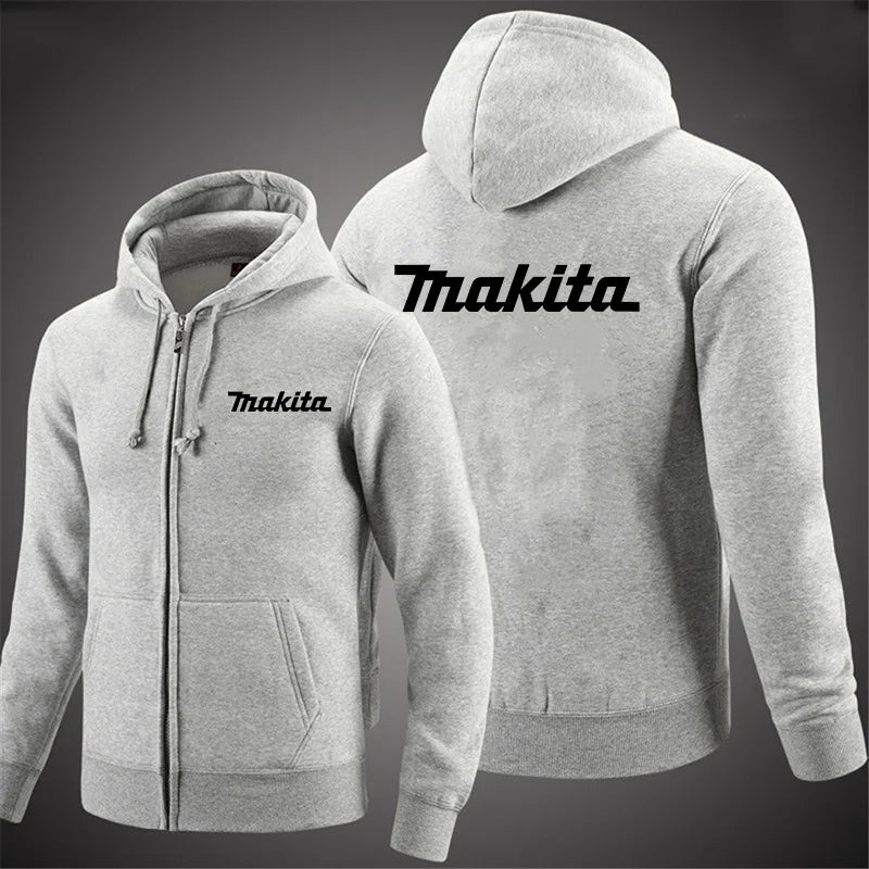 Makita Unisex Zipped Hooded Jacket