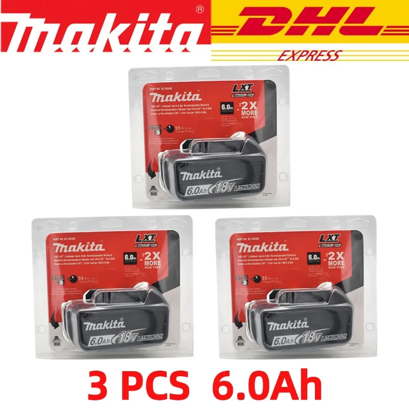 Original Makita 18V 6.0Ah Battery TBW