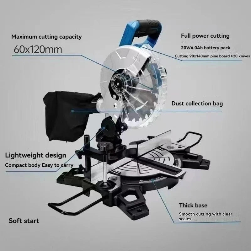 Makita 18V Compatible JV Battery powered saw Cordless chainsaw carpentry table saw circular rechargeable saw circular saw for makita 18V Battery