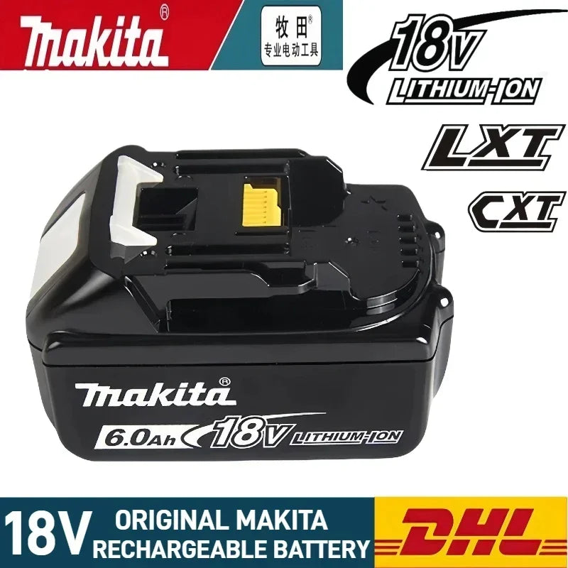 Genuine Makita BL1860 18V 6AH TBW Battery Power Tools Li-ion Replacement LXT BL1850 BL1840 for 18V Screwdriver with BMS TPCELL 18V