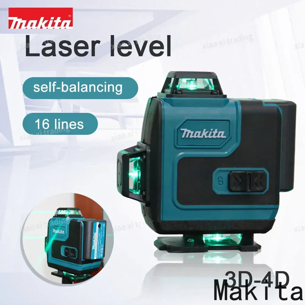 Makita 16 Lines Horizontal Vertical Laser Level Full kit with remote control