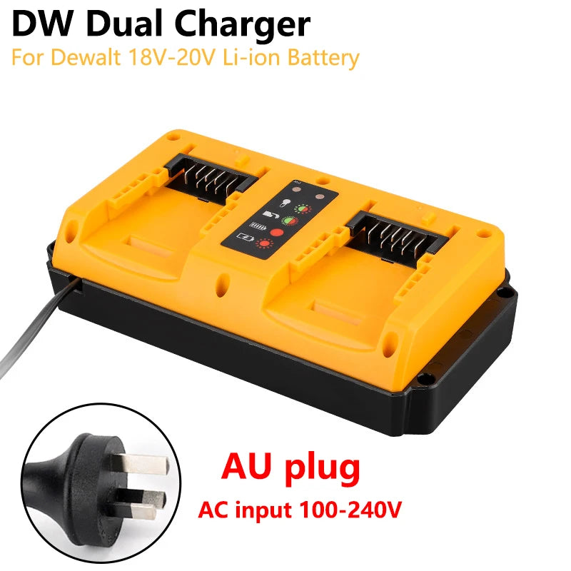 DeWalt compatible Dual Ports Charger 18V-20V