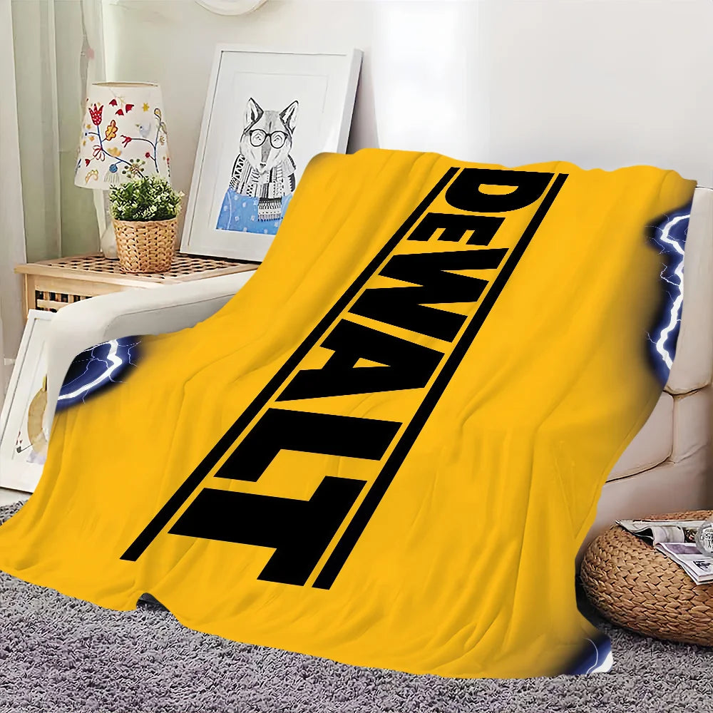 DeWalts Blanket Soft Comfortable Nap Plush Suitable For Living Room Office Bedroom Birthday Home Kid Gift