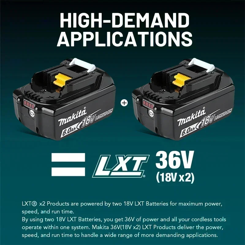 Genuine Makita BL1860 18V 6AH TBW Battery Power Tools Li-ion Replacement LXT BL1850 BL1840 for 18V Screwdriver with BMS TPCELL 18V